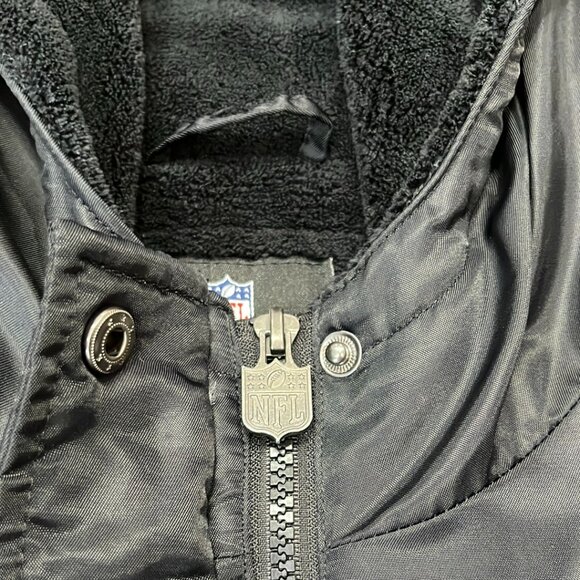 Baltimore Ravens NFL Pro Line Black Satin Jacket - Picture 8 of 11